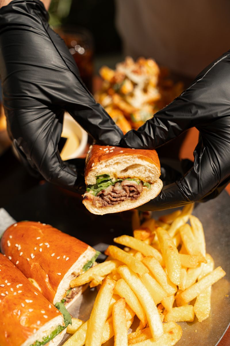 Steak Hoagie with Cheese from PIZZA & STEAK MASTER in Philadelphia