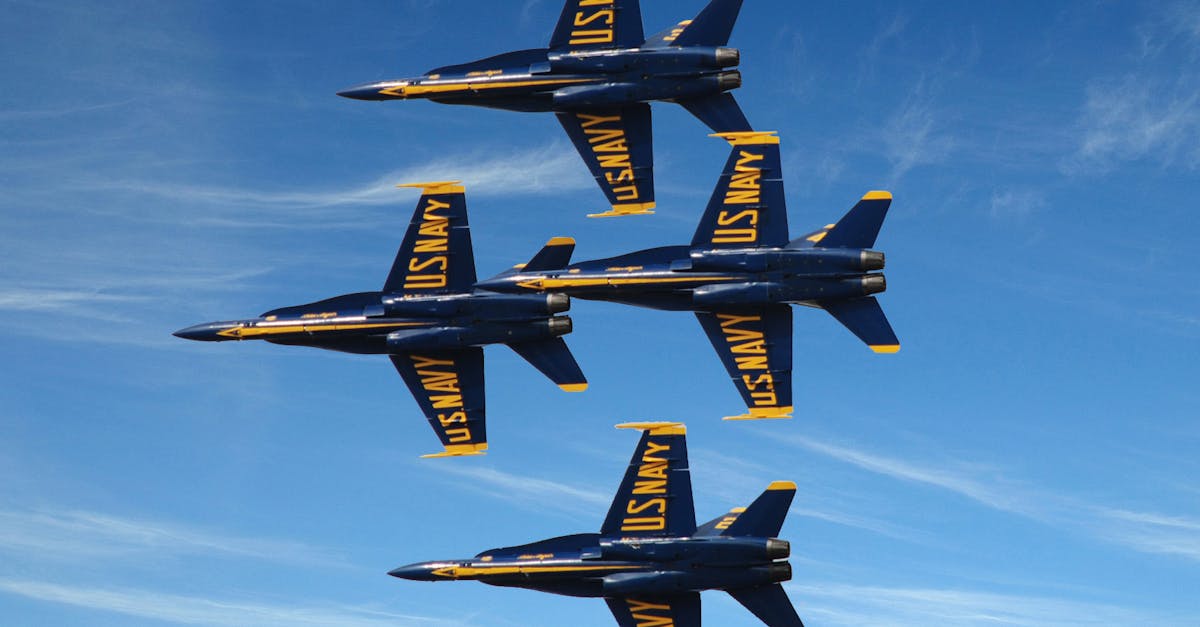 Free stock photo of blue angels