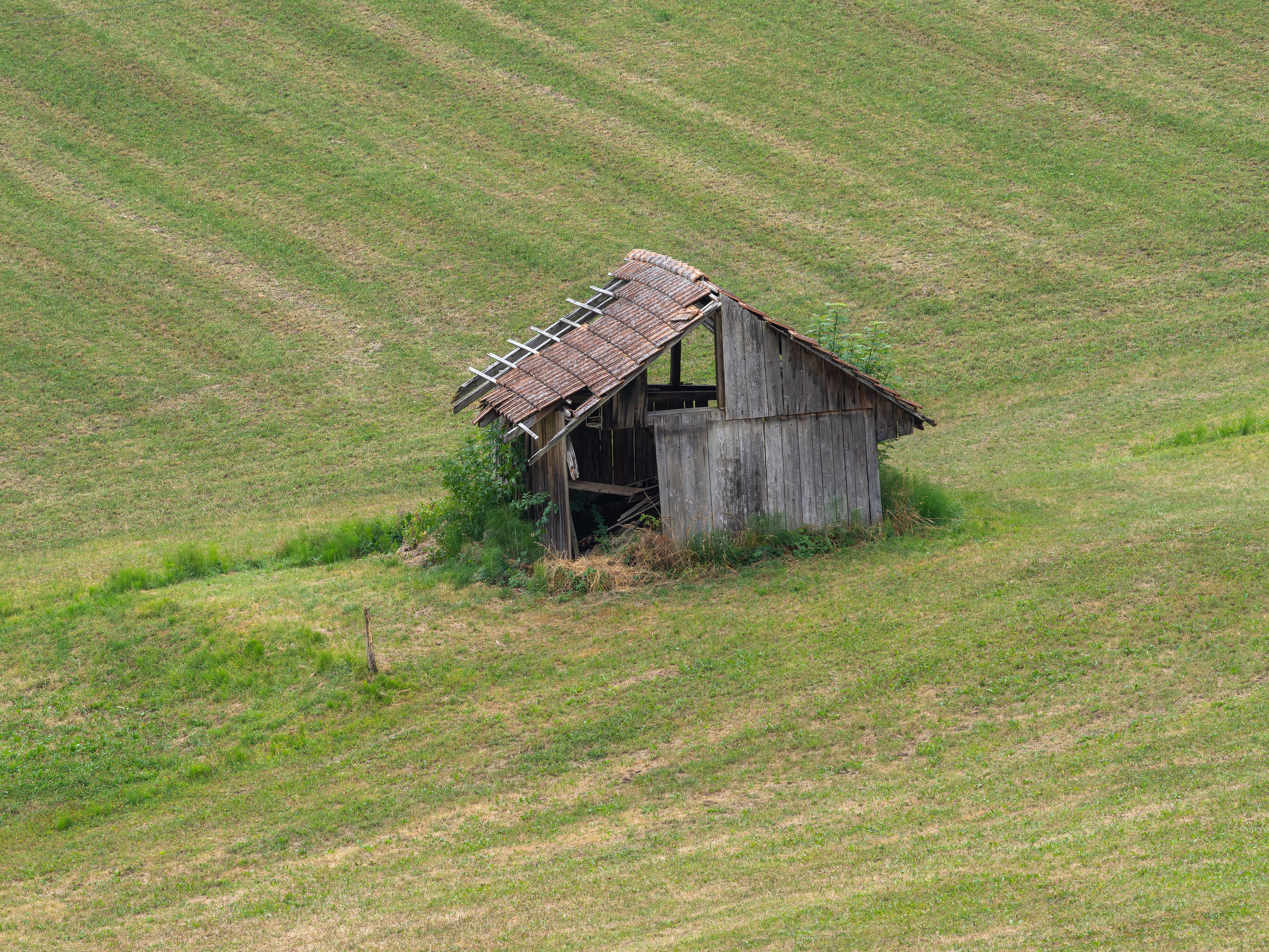 Historische Scheune mit traditioneller Holzkonstruktion