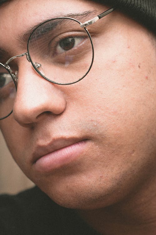 Free Man Wearing Eyeglasses Stock Photo