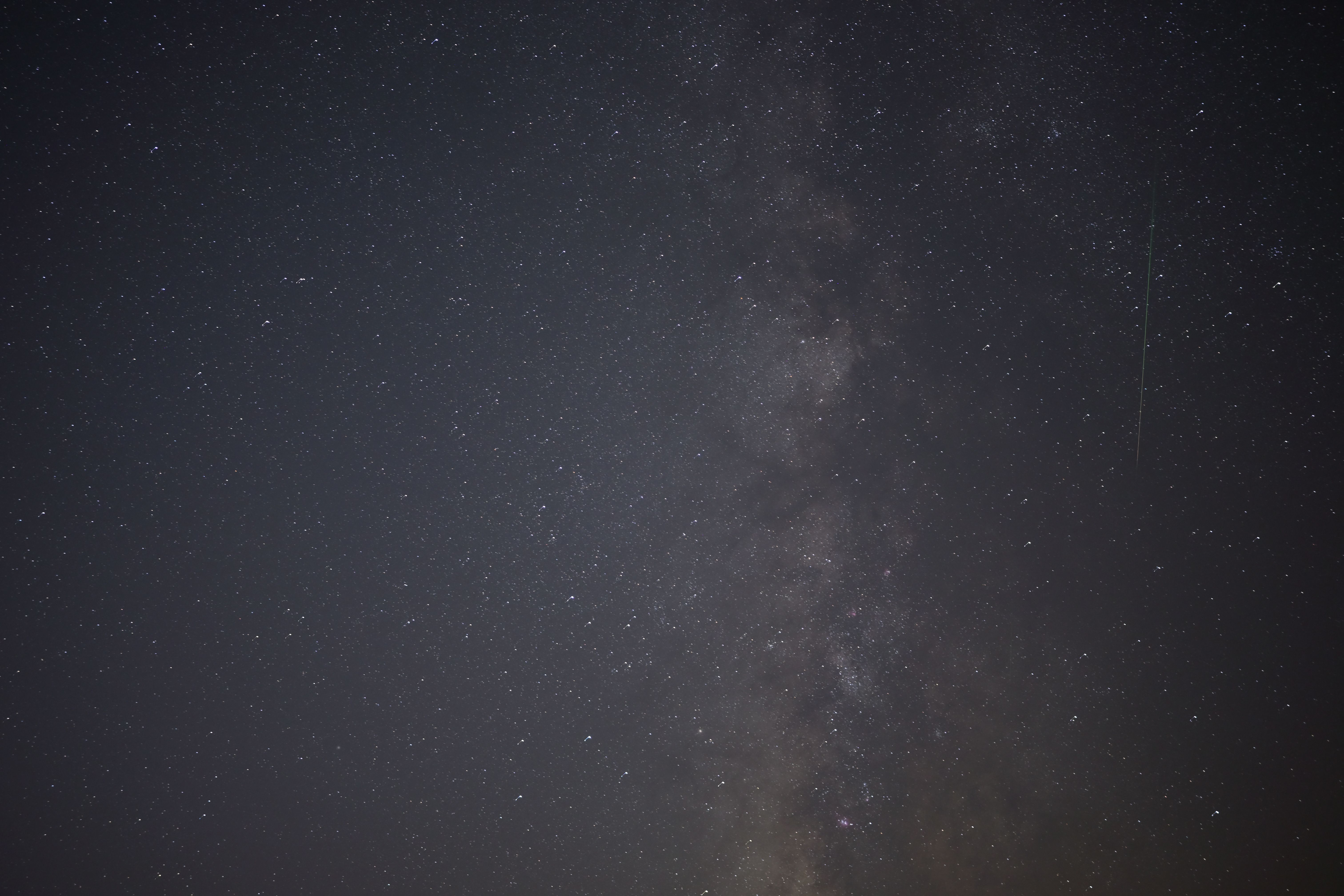 Capture of the Milky Way with a prominent shooting star at night, showcasing the beauty of astronomy — one way vision