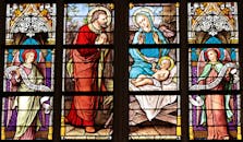 The Holy Family Stained Glass Artwork