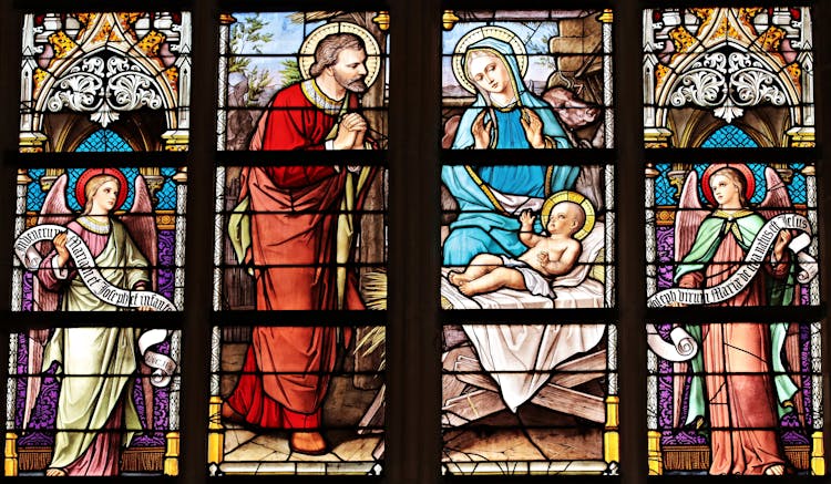 The Holy Family Stained Glass Artwork