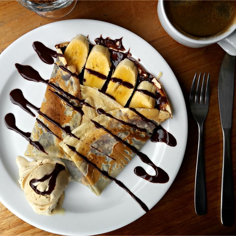 Eid Morning Walnut and Date Stuffed Crepes with Orange Drizzle