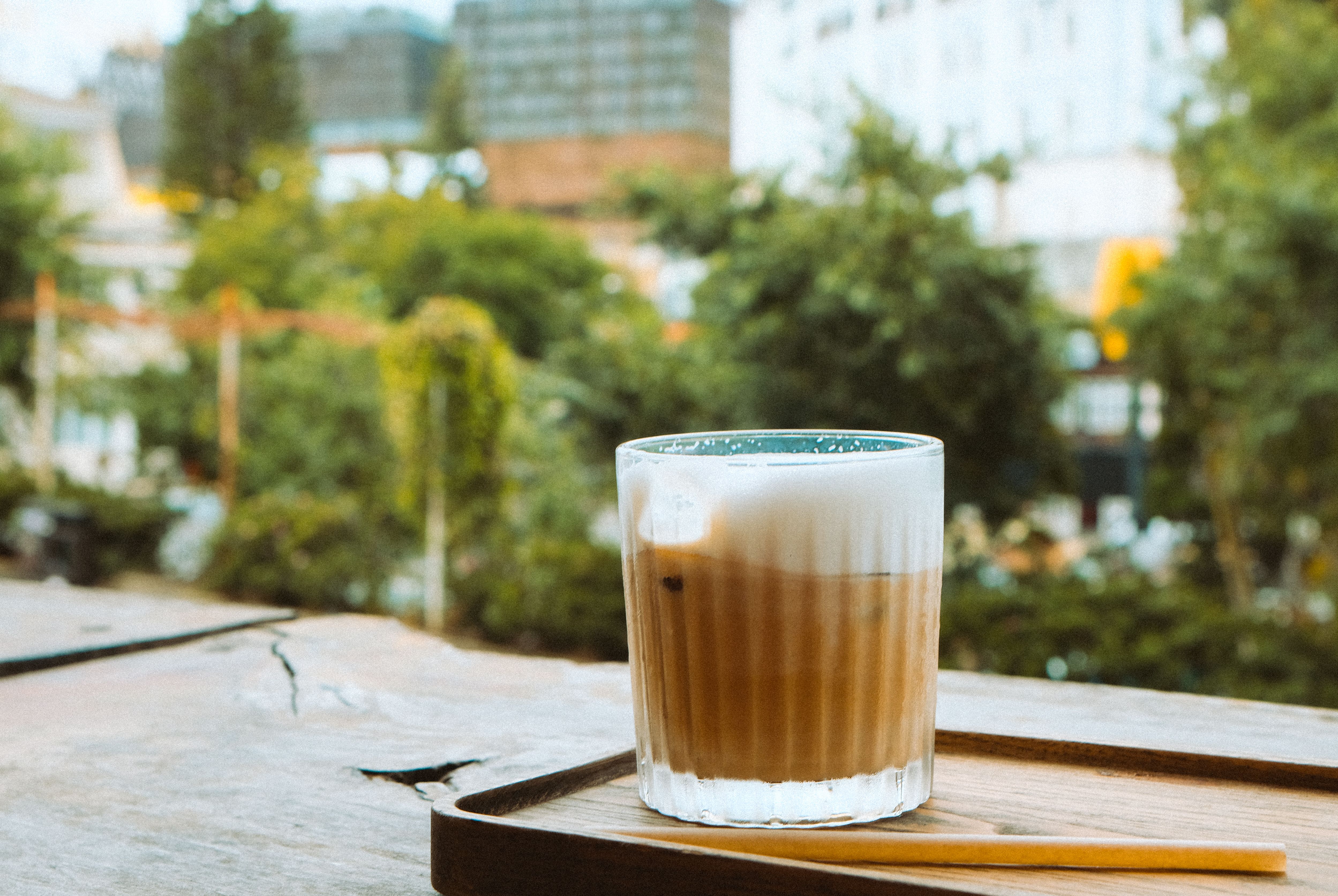 afternoon coffee break outdoors