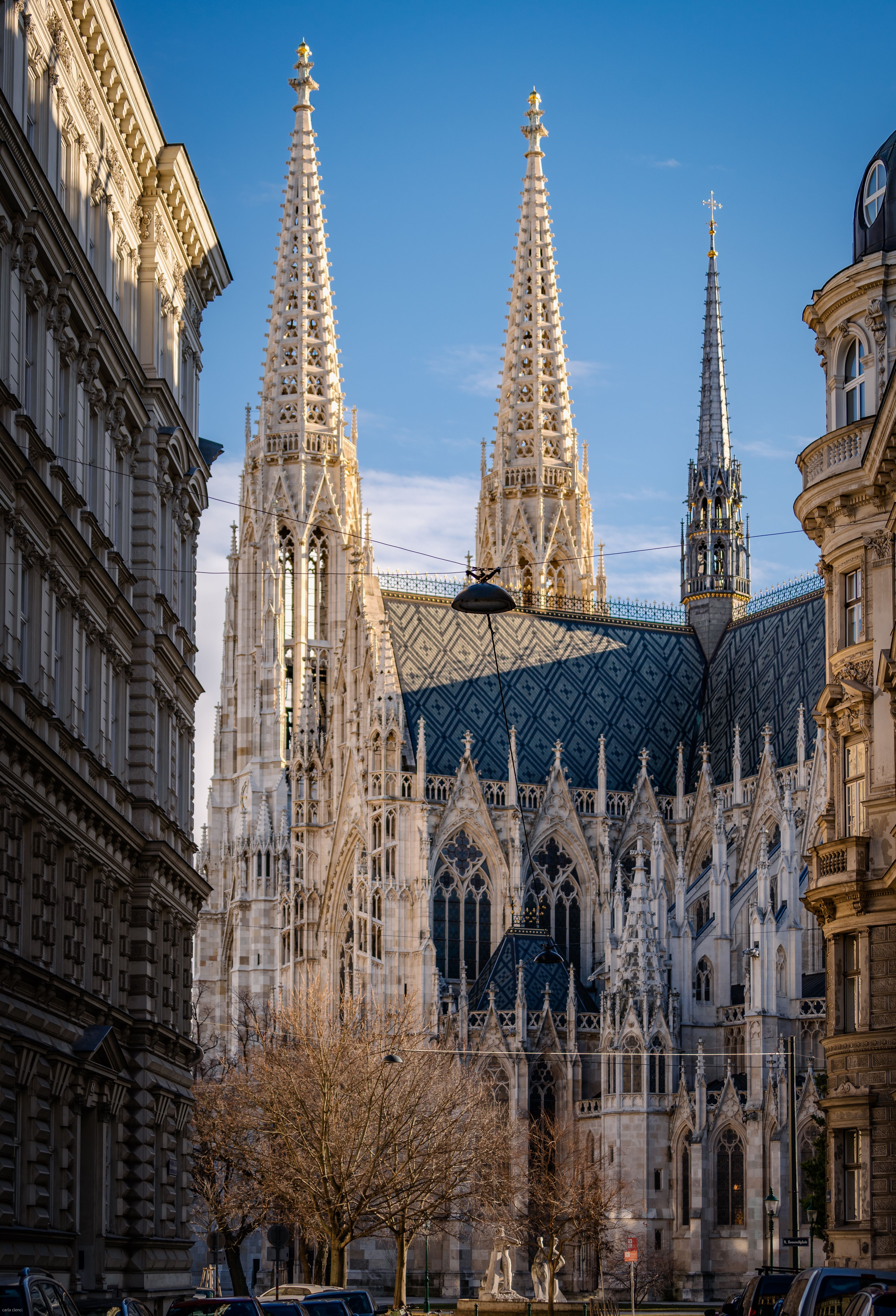 Votive Church in Vienna, next to the University of Vienna