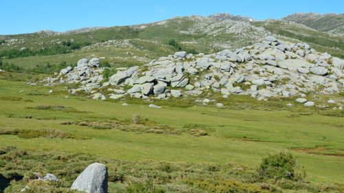 Free Explore the rugged beauty of Aullène's rocky landscape in Corsica, France. Stock Photo