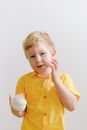 Boy In Yellow Polo