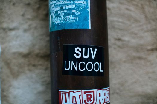 Close Up Shot of a Sticker