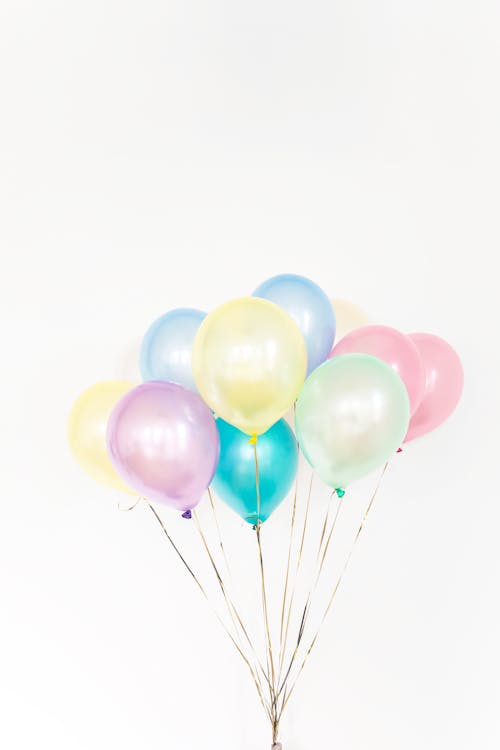 Pastel Colored Balloons 