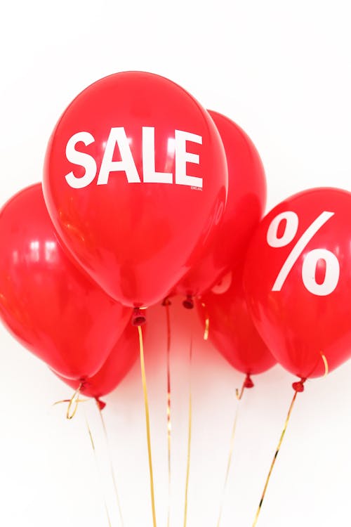 Free Red Balloons Stock Photo
