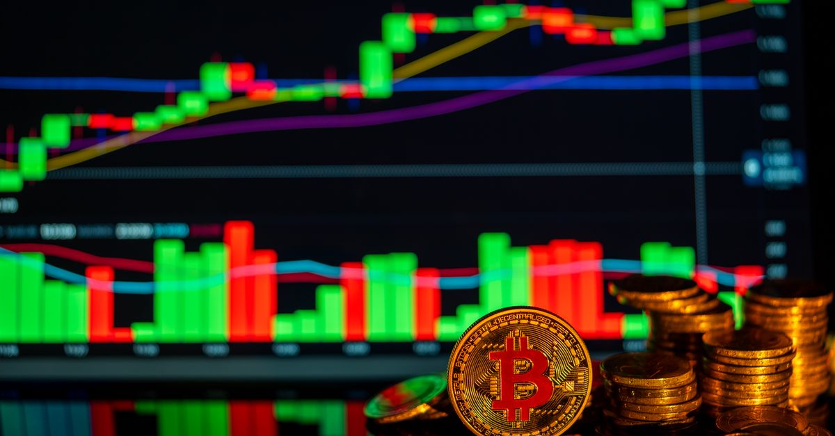 Abstract editorial data-visualization illustration in balanced, blue-toned tones representing LINK and the broader cryptocurrency market — crypto scenario analysis.