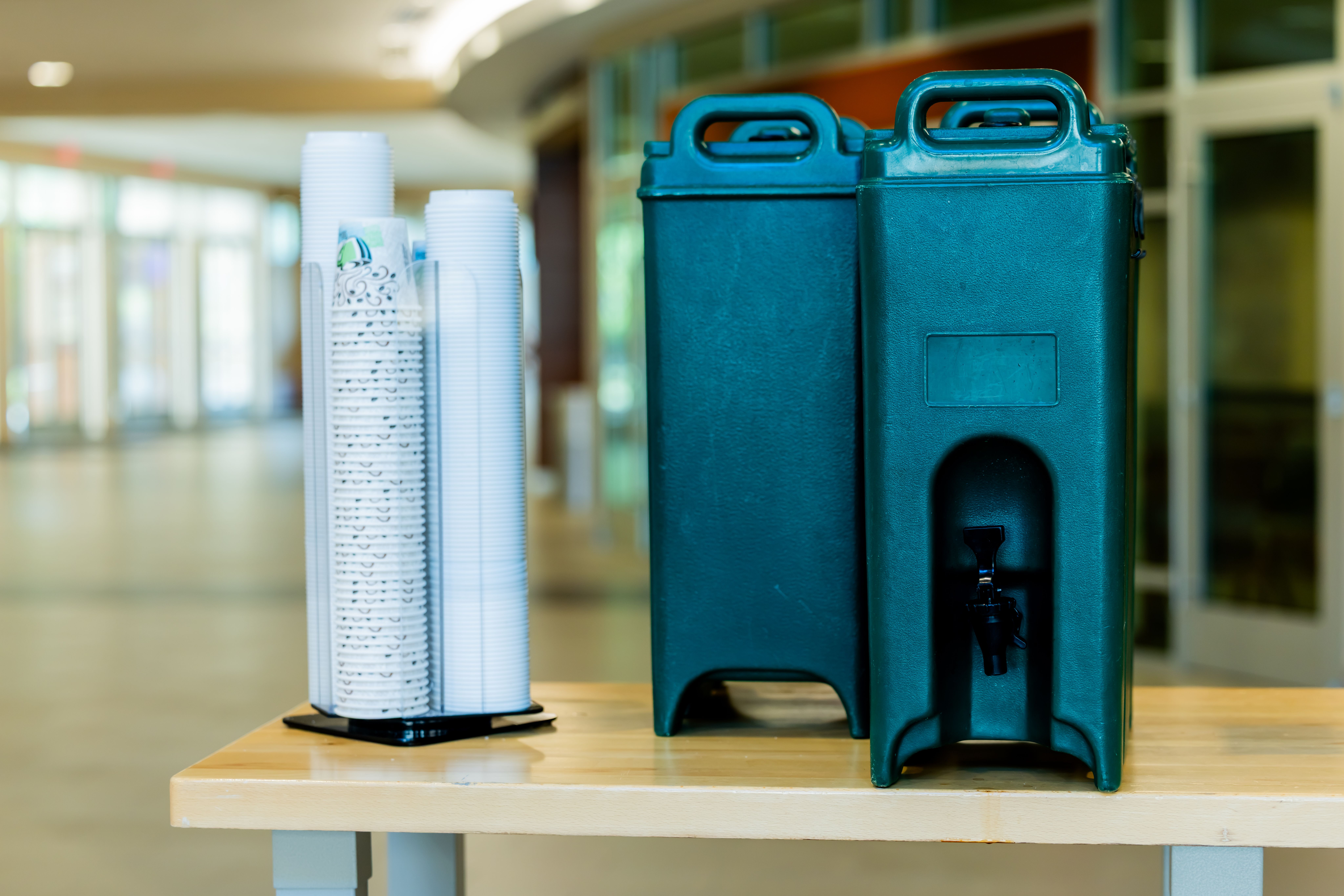 modern workplace breakroom and retail drink stations
