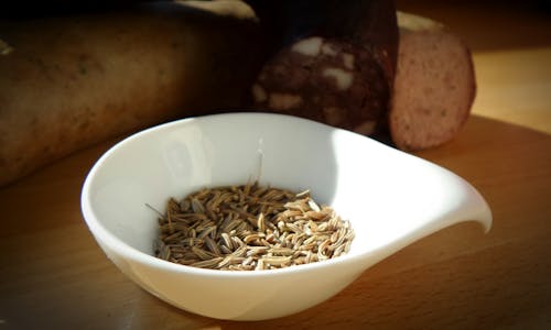 White Bowl With Persian Cumin
