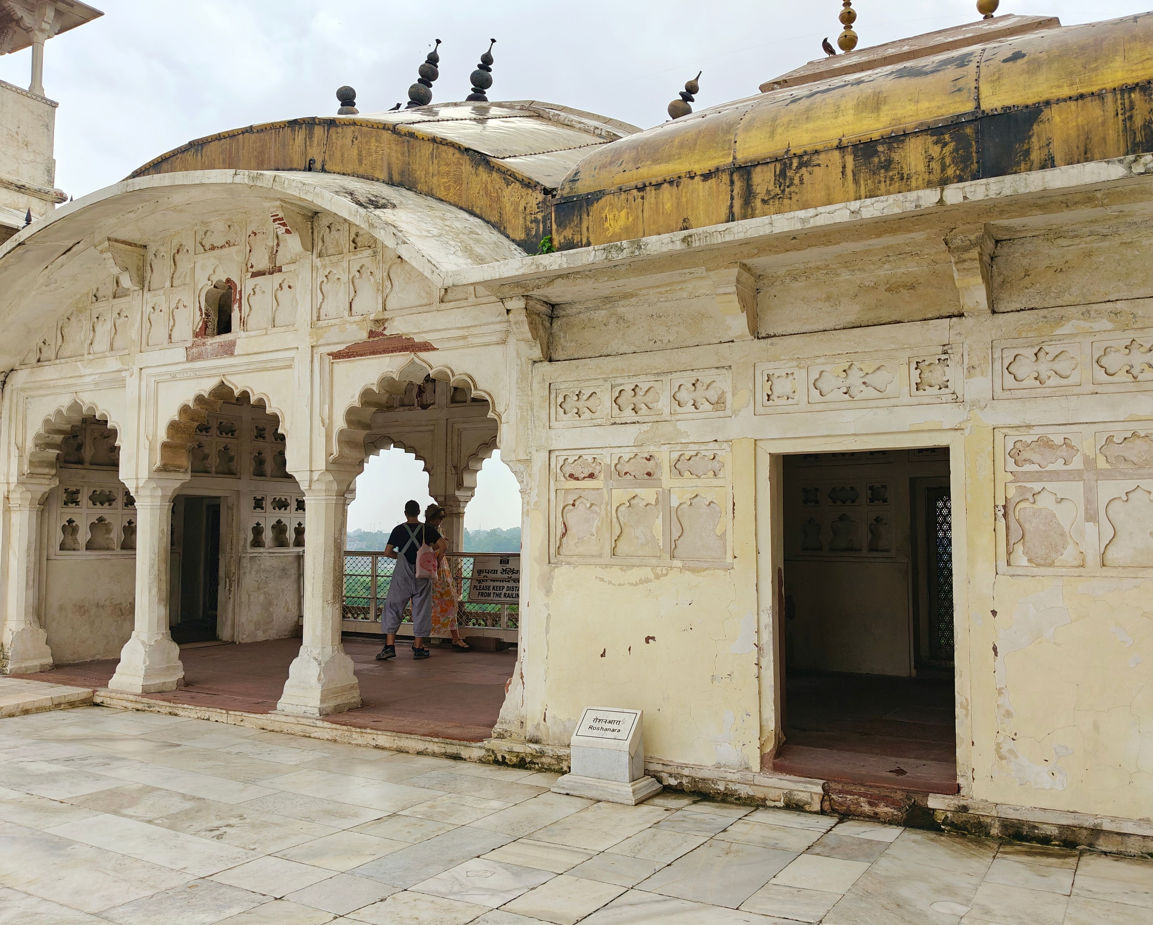 Heritage site restoration work