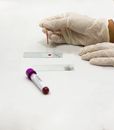 Person Doing Blood Test
