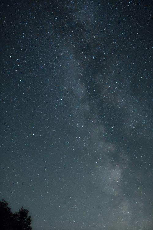 Free A stunning view of the Milky Way in a clear night sky over Germany. Stock Photo