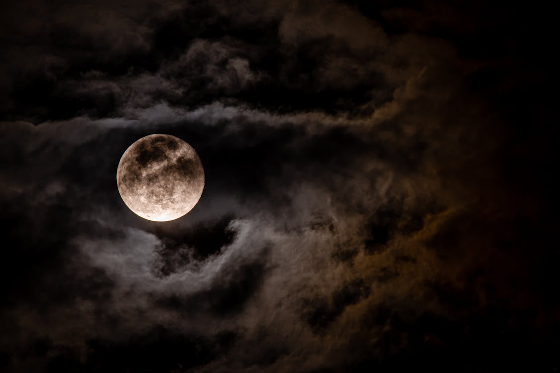 満月の写真 無料の写真素材