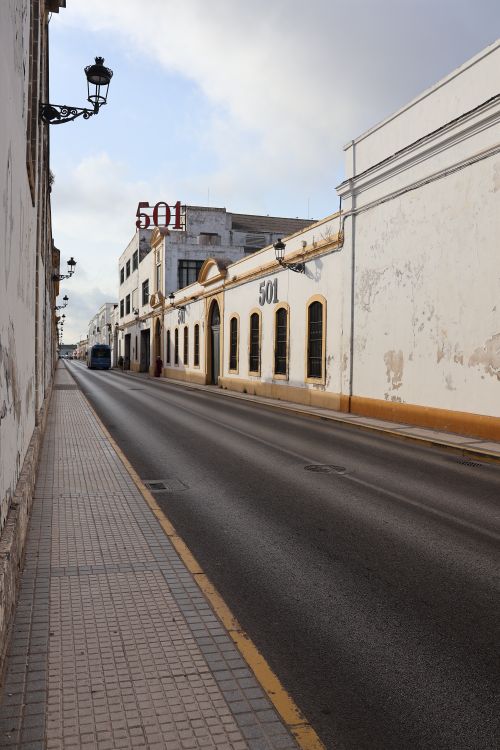 Free Explore the historic architecture of El Puerto de Santa María, capturing its vintage cityscape. Stock Photo