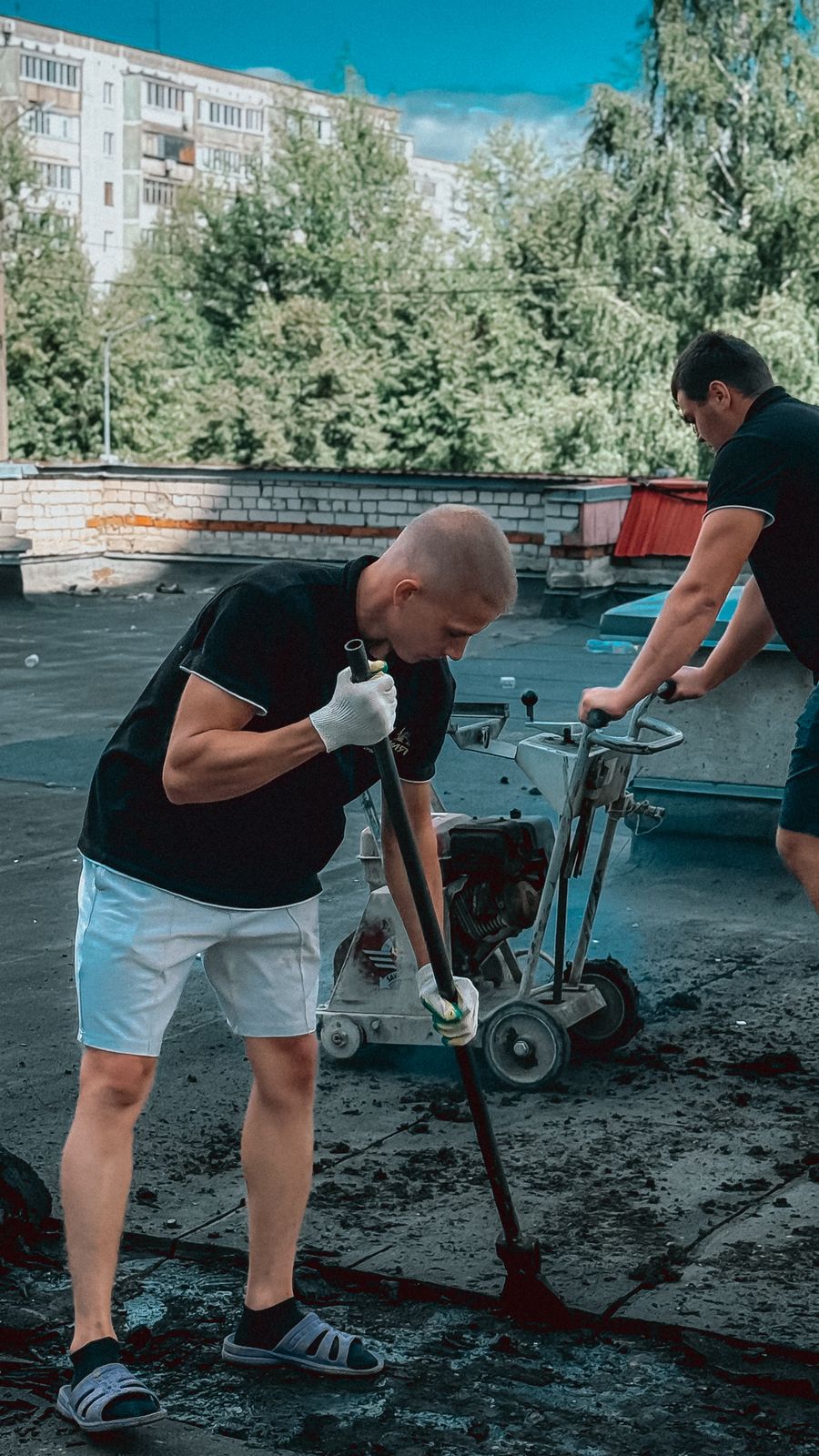 Shorts med hængelommer