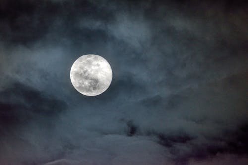 Free Full Moon in the Sky Stock Photo