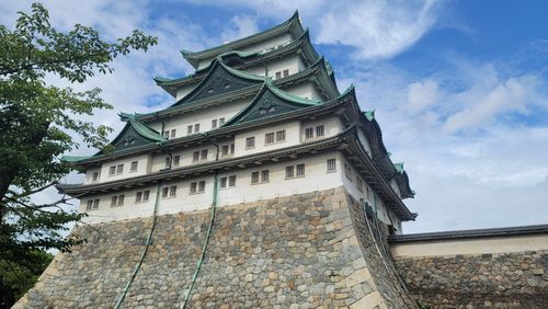 Free Stunning view of Nagoya Castle captured on a sunny day, showcasing traditional Japanese architecture. Stock Photo