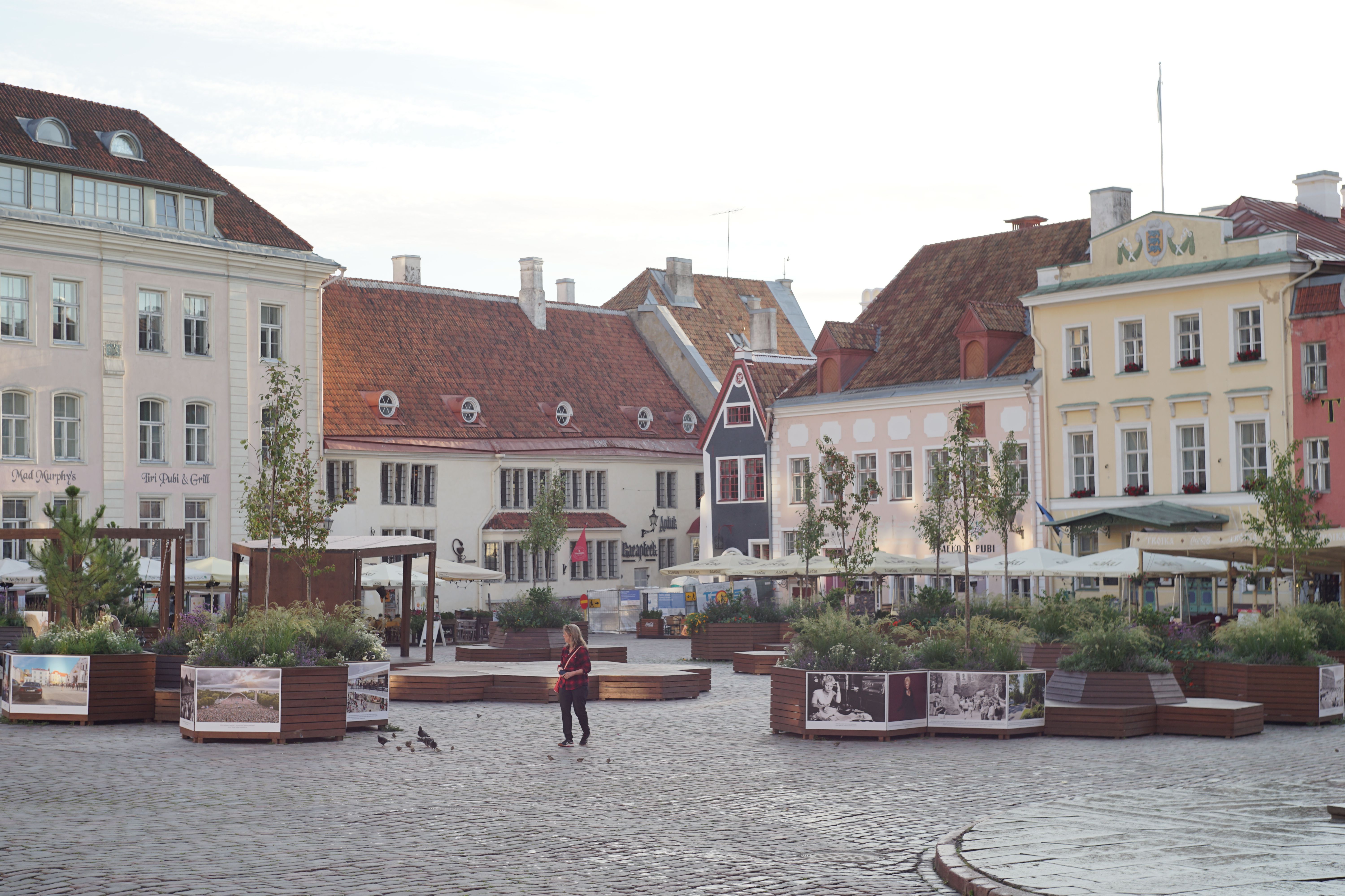 Tallinn'deki Mere Kültür Merkezi'nin yenilenen büyük salonu