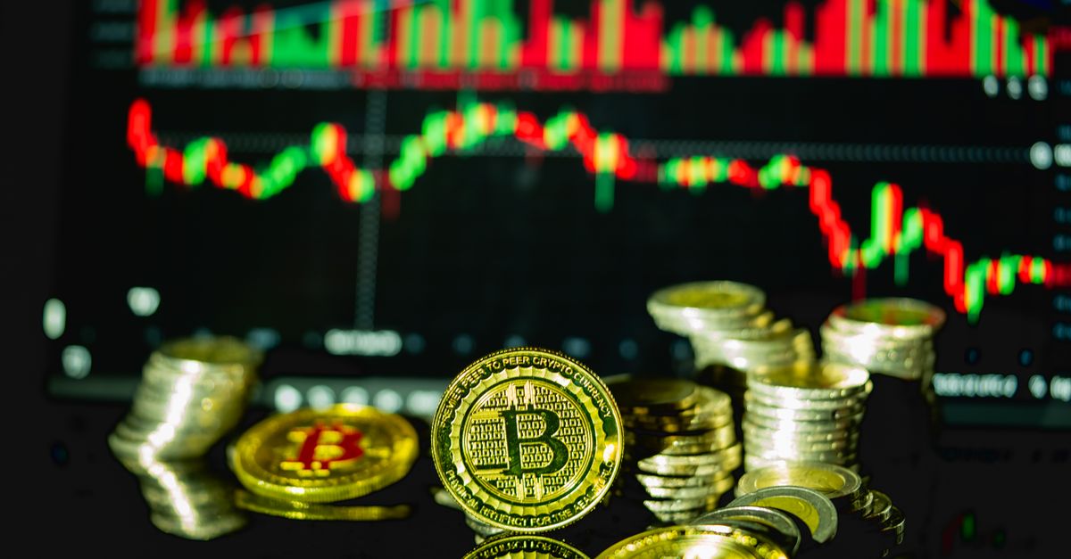 Abstract editorial data-visualization illustration in balanced, blue-toned tones representing sol and the broader cryptocurrency market — crypto scenario analysis.