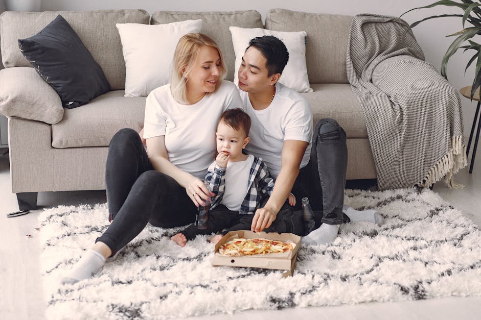Family Eating Pizza · Free Stock Photo