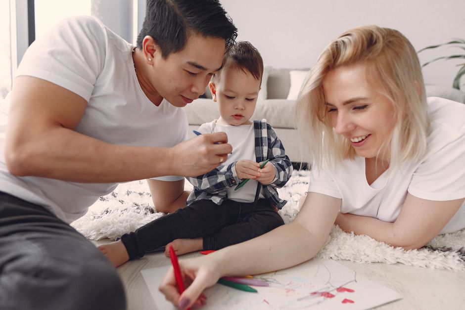 Photo by Gustavo Fring on Pexels A joyful family engaged in creative arts and crafts indoors, fostering togetherness and creativity. - Photo by Gustavo Fring on Pexels