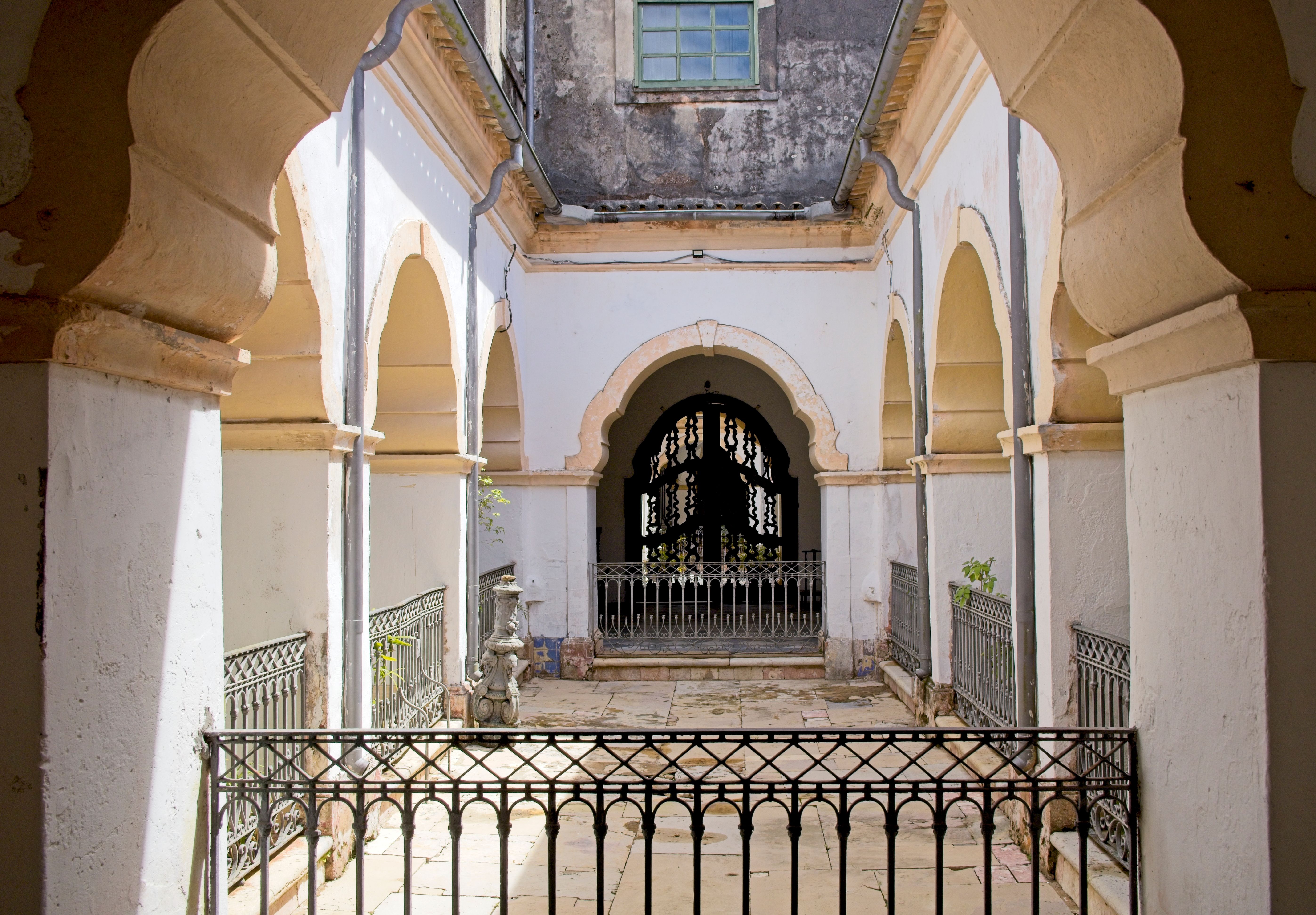 Interior of a carefully restored historic building
