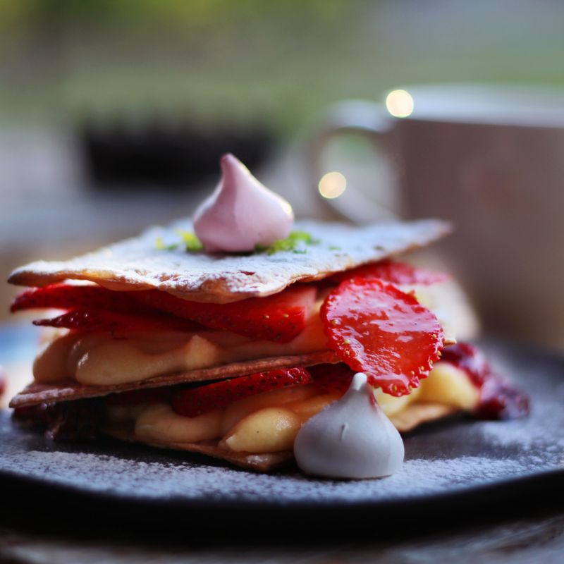 Moroccan Mille-Feuille with Filo and Custard
