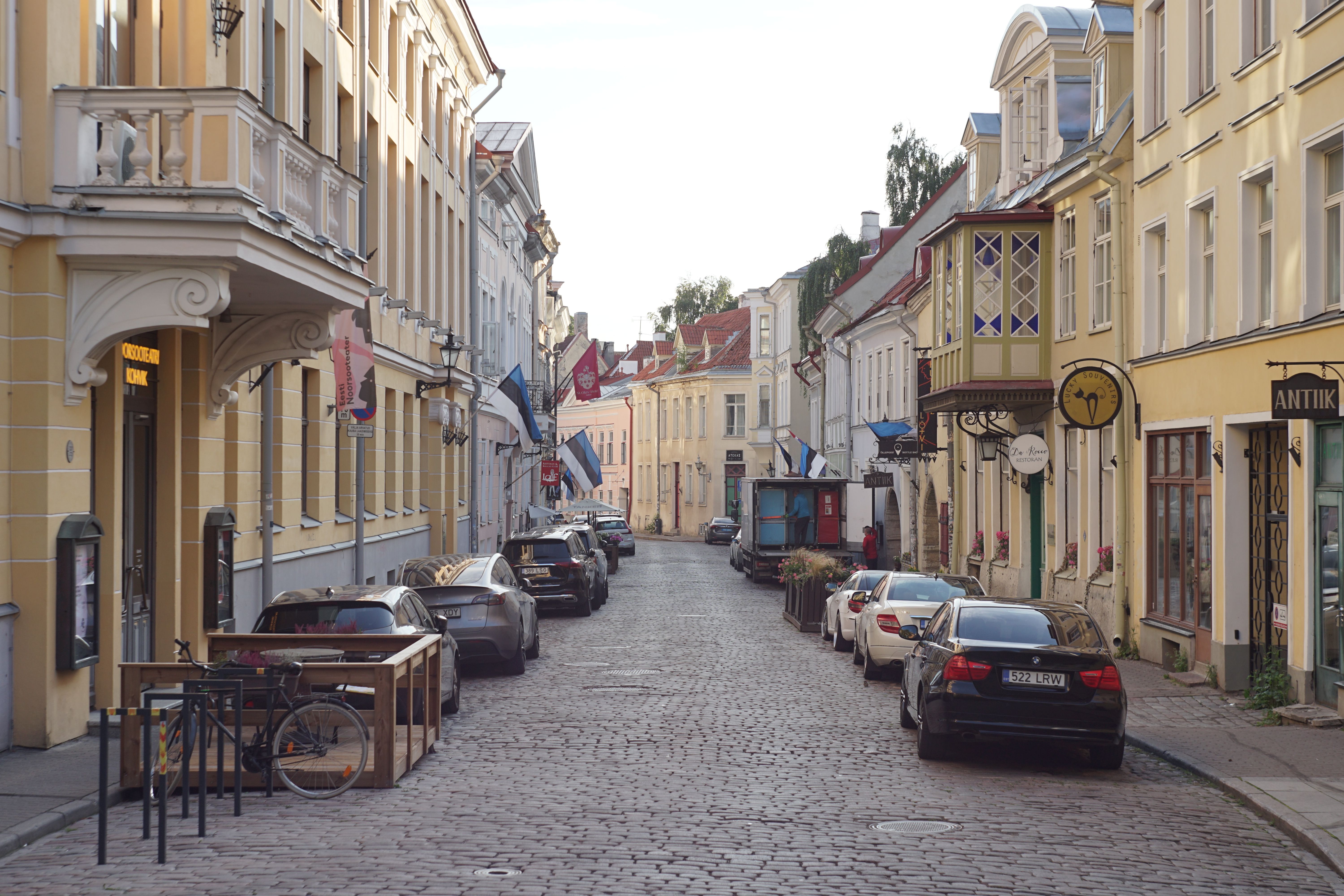 Estonian parliament building Toompea