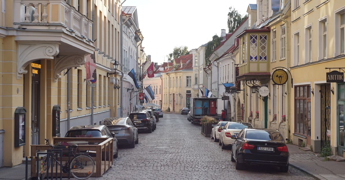 Estonian parliament building Toompea