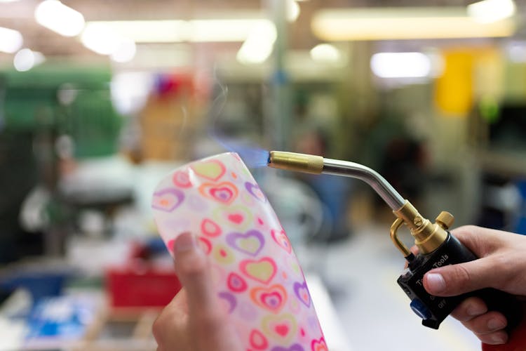 Orthotic Technician Making Ankle Foot Orthosis