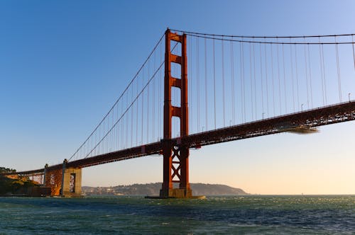 無料 ゴールデンゲートブリッジ, サンフランシスコ, つり橋の無料の写真素材 写真素材