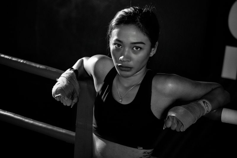 Portrait of Lucia Ramos, Head boxing coach