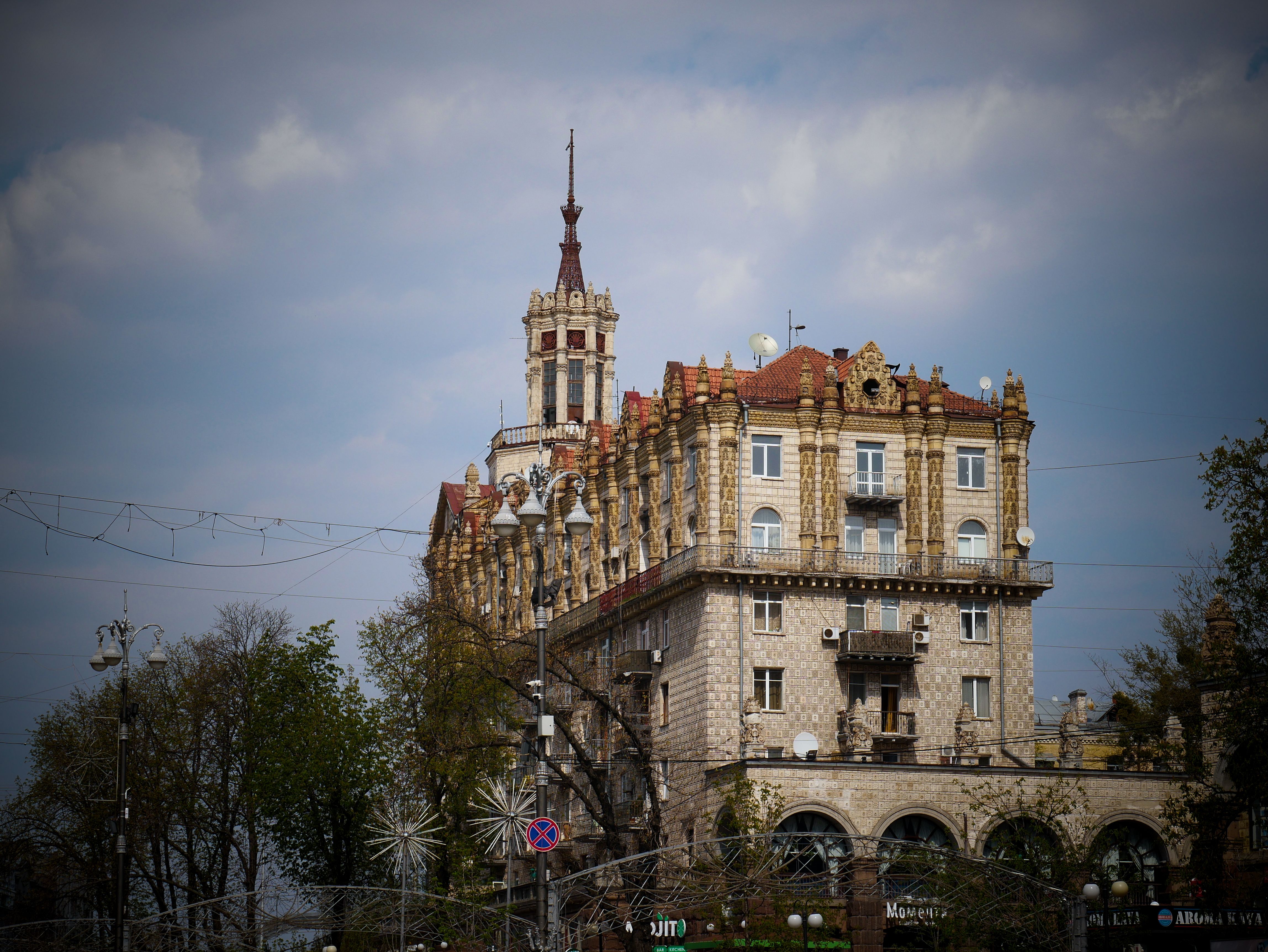 Kiev'de bir hükümet binası