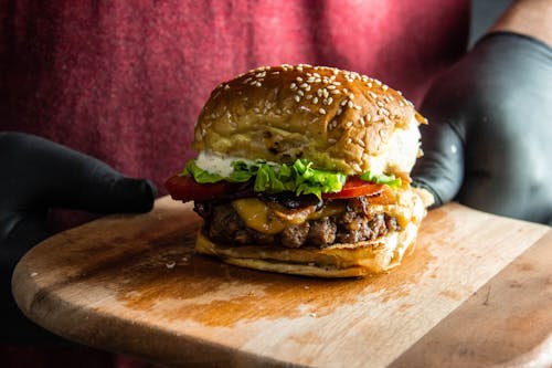 Free Photo Of A Burger Stock Photo