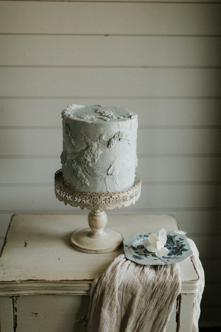 Cake On A Cake Stand