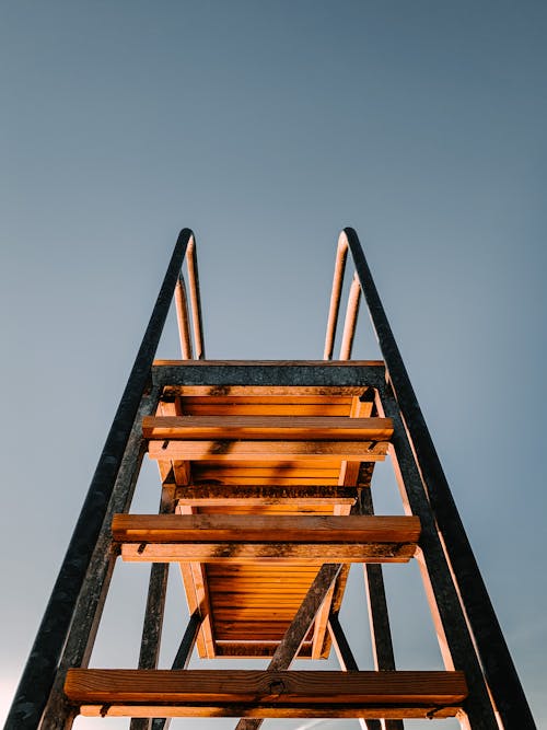 Free Long Angle Photo of Stairway Stock Photo