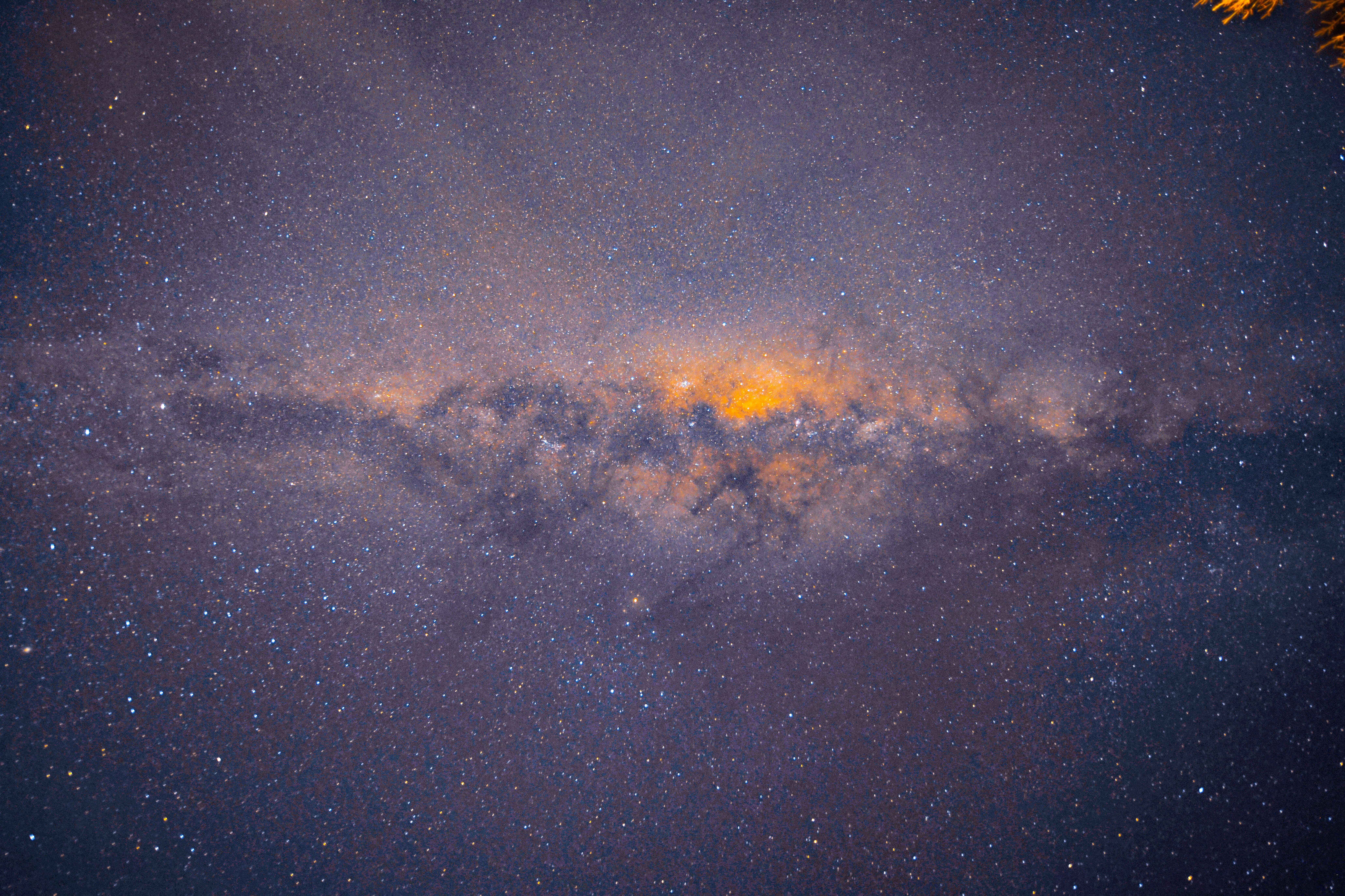 A breathtaking view of the Milky Way galaxy captured in a clear night sky.