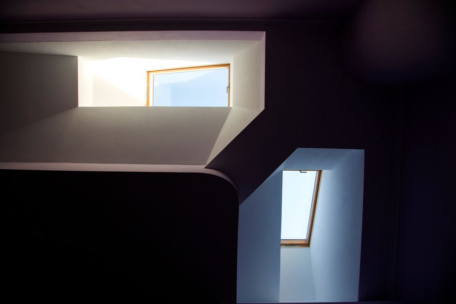 skylight window roof close up