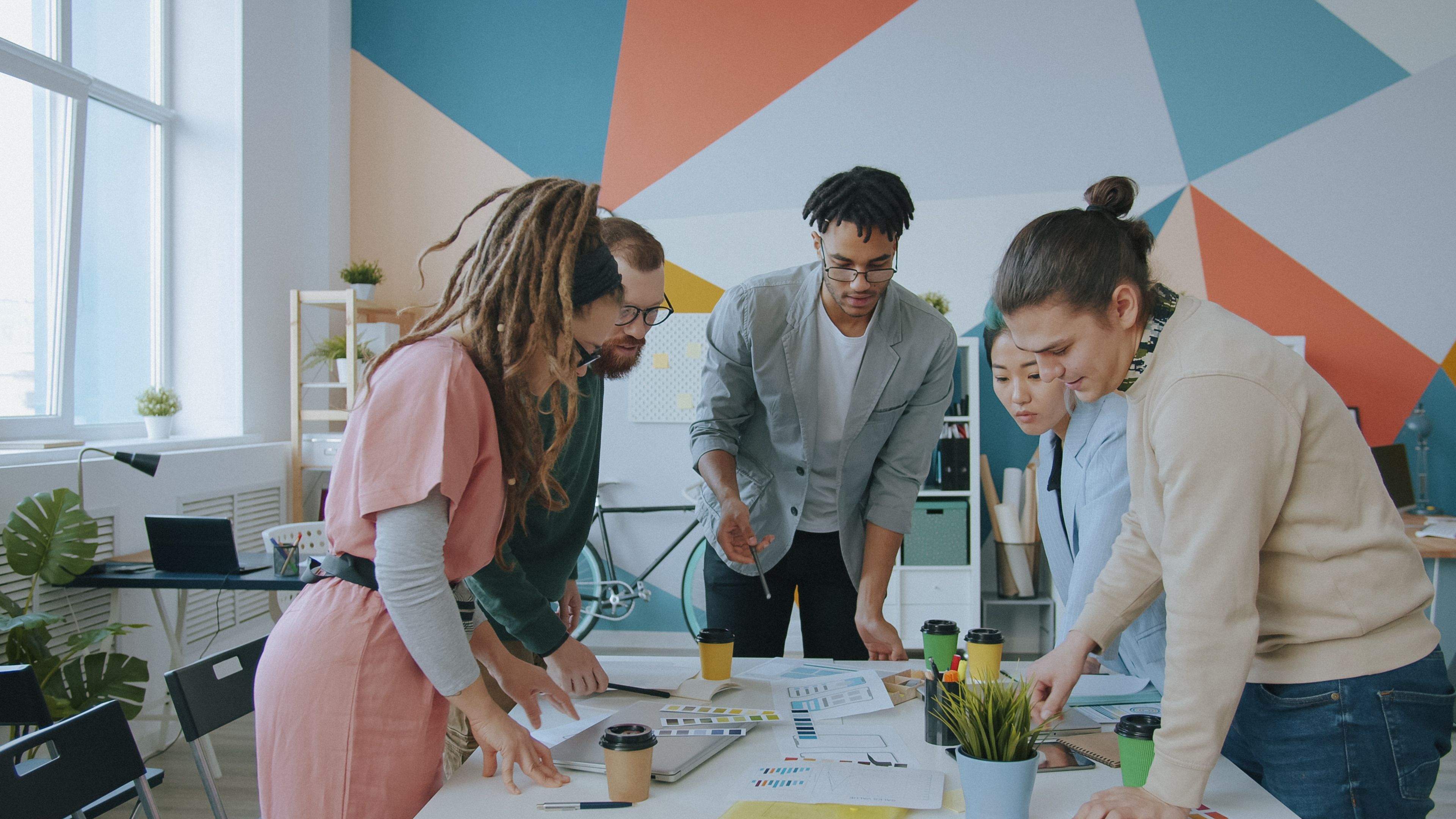 Professional team collaboration on energy projects