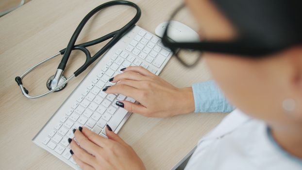 healthcare office desk