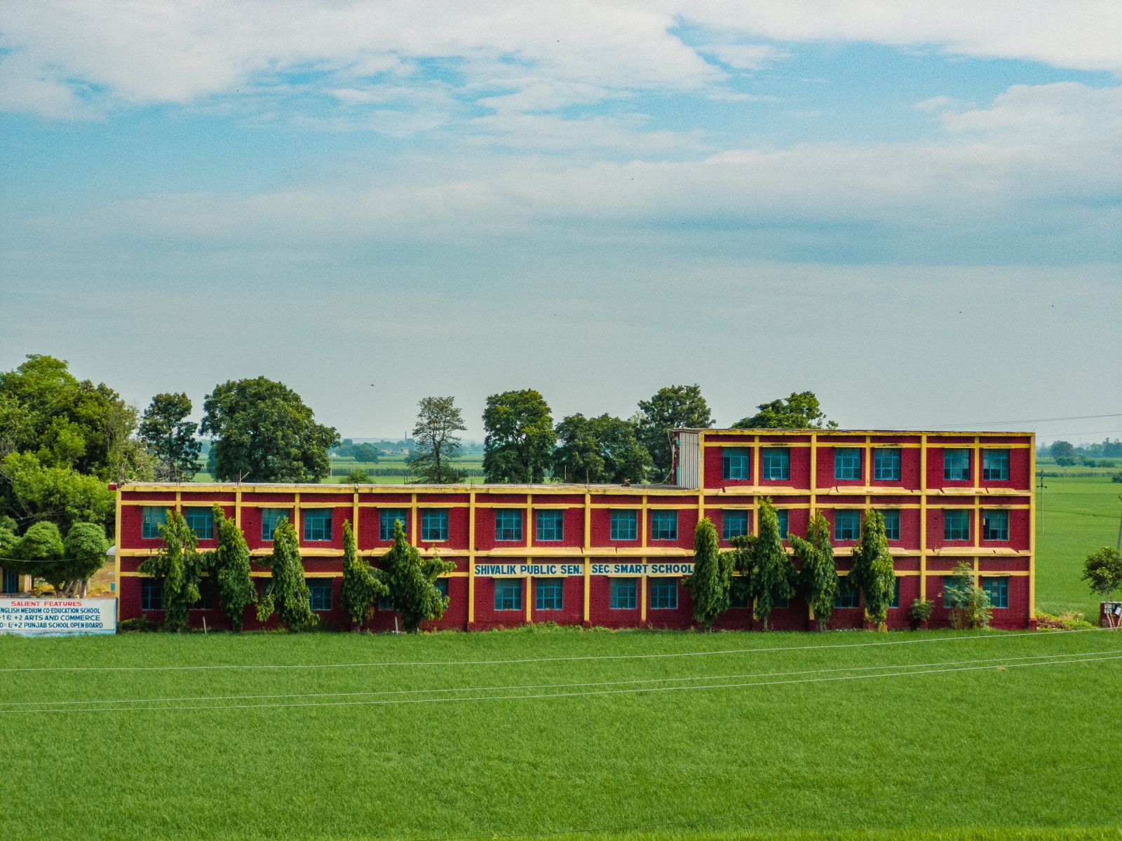 A senior secondary school building and its grounds
