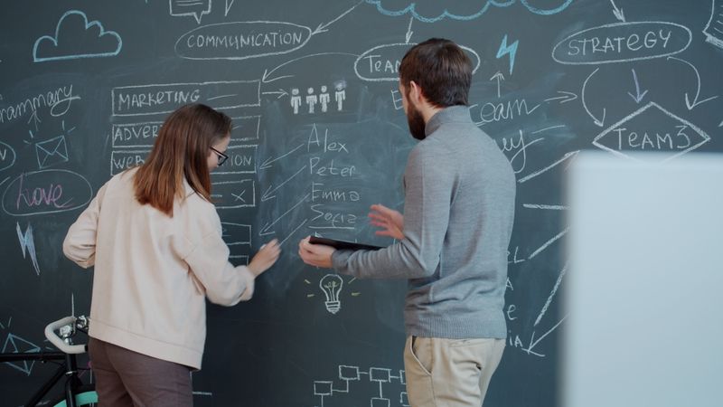 Ossiba'nın web geliştirme projelerinde stratejik keşif ve hedef belirleme sürecini gösteren bir infografik