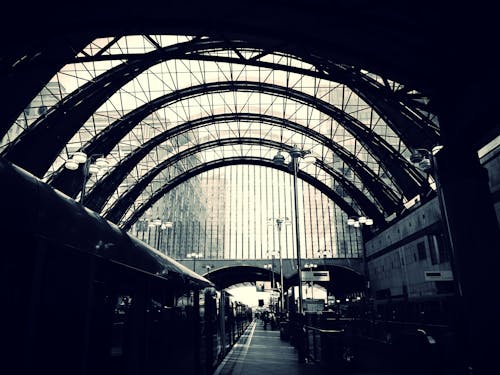 Silhouette of Terminal Interior
