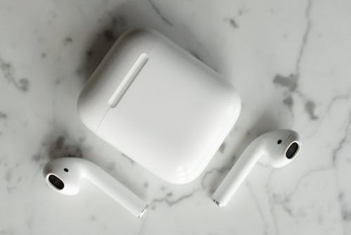 Free Close-Up Photo of Apple Airpods Stock Photo