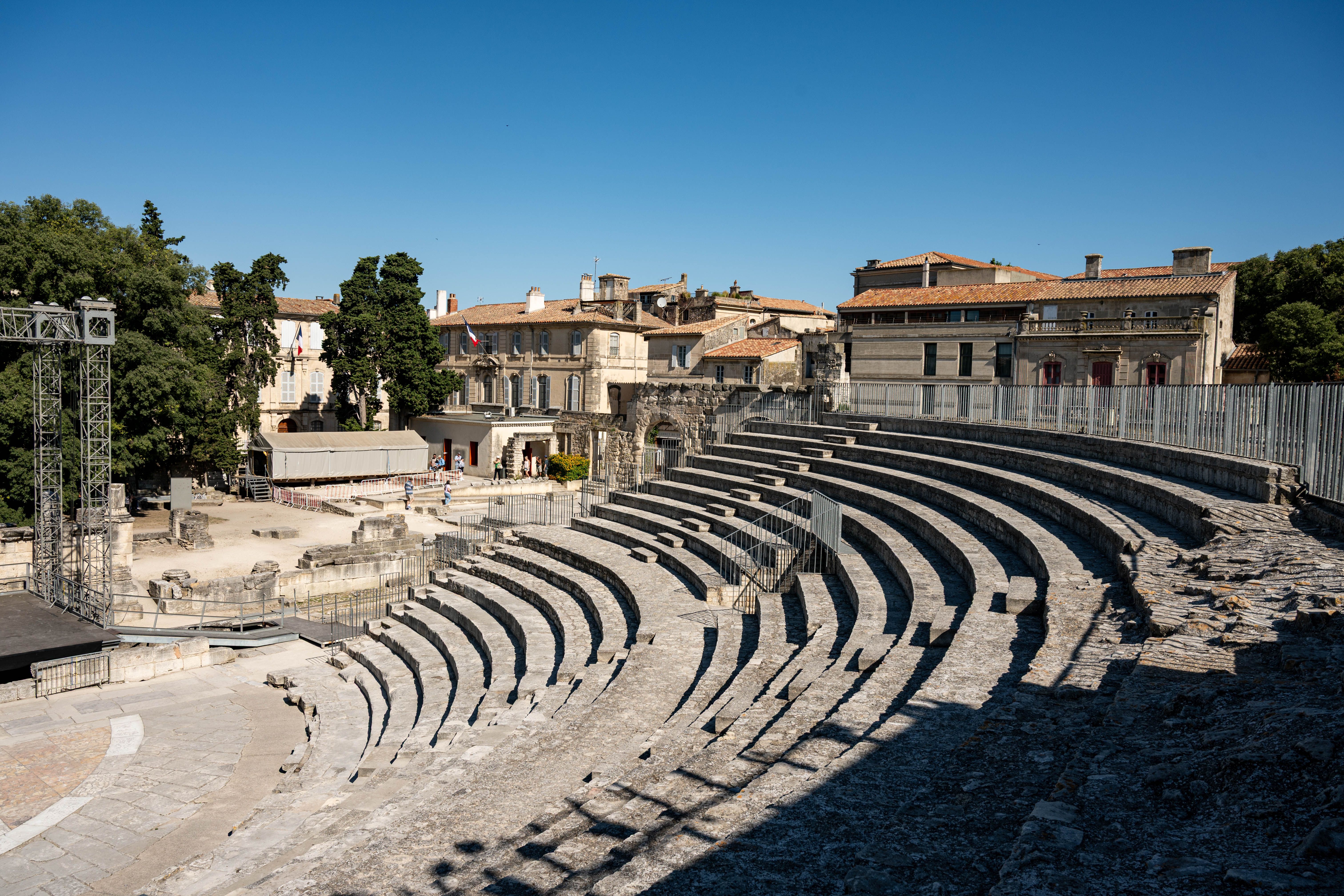 Landmarks in Nîmes